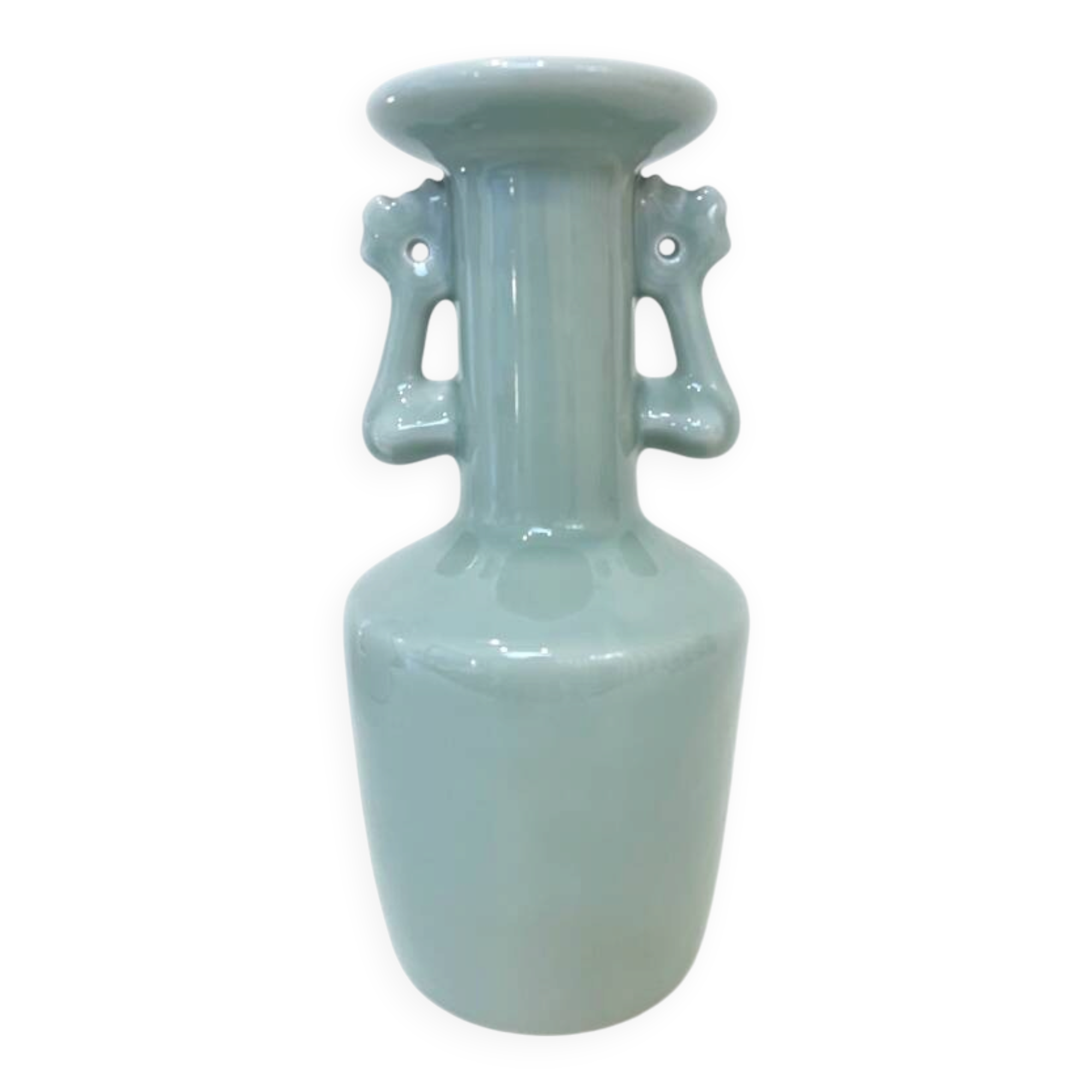 Kinuta vase in celadon porcelain from Longquan – China