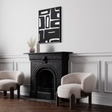 Minimalist abstract painting