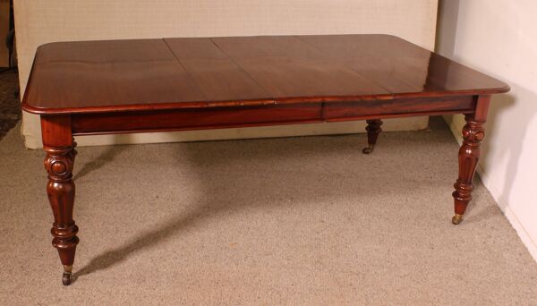 Table en acajou d'époque William IV, première partie du 19ème siècle