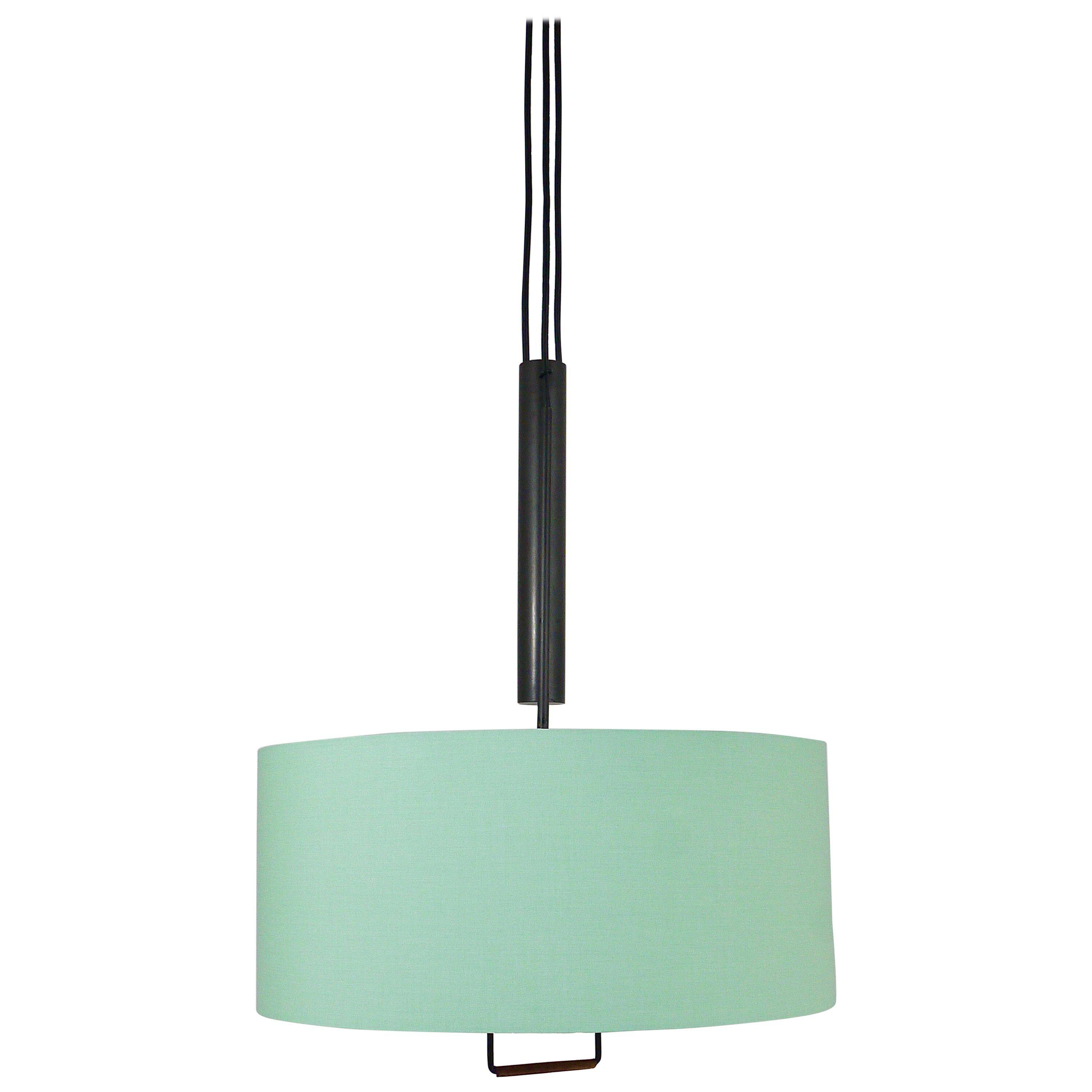 J.T. Kalmar Lampe Suspendue à Contrepoids réglable Milieu du Siècle, Autriche, Années 1950