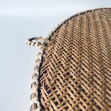 Ancient wicker tray