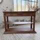 19th-century oak console table