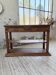 19th-century oak console table