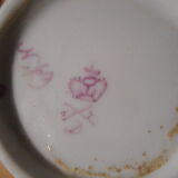 English porcelain cup service ROYAL CROWN DERBY 19th century