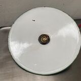 Lot 3 industrial suspensions emaillees flat 25 cm