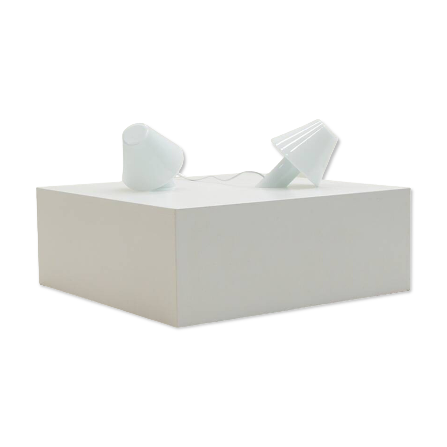 Set of 2 “Bye Bye” table lamps by Menno Dieperink, 1990s The Netherlands.