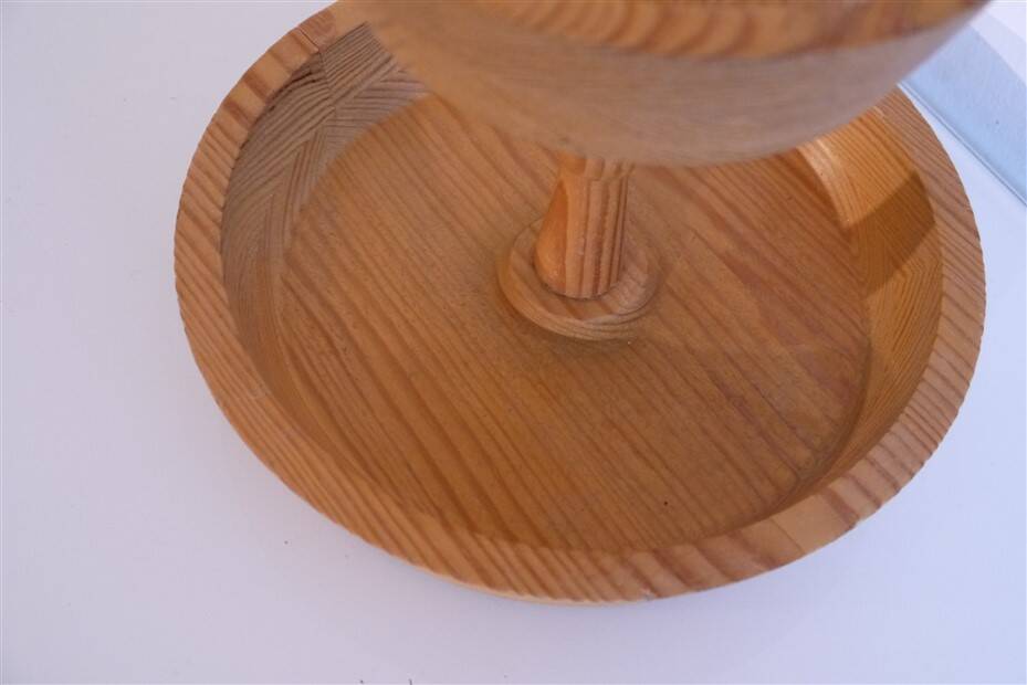 Vintage Scandinavian wooden tray 1970