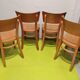 4 bistro chairs 50s Thonet