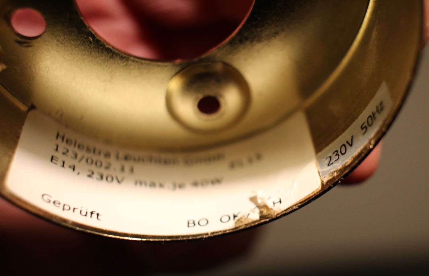 Mid century two-tier brass spiral 12 light chandelier by Helestra, 1970