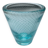 Vase controlled bubbles glass
