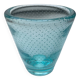 Vase controlled bubbles glass