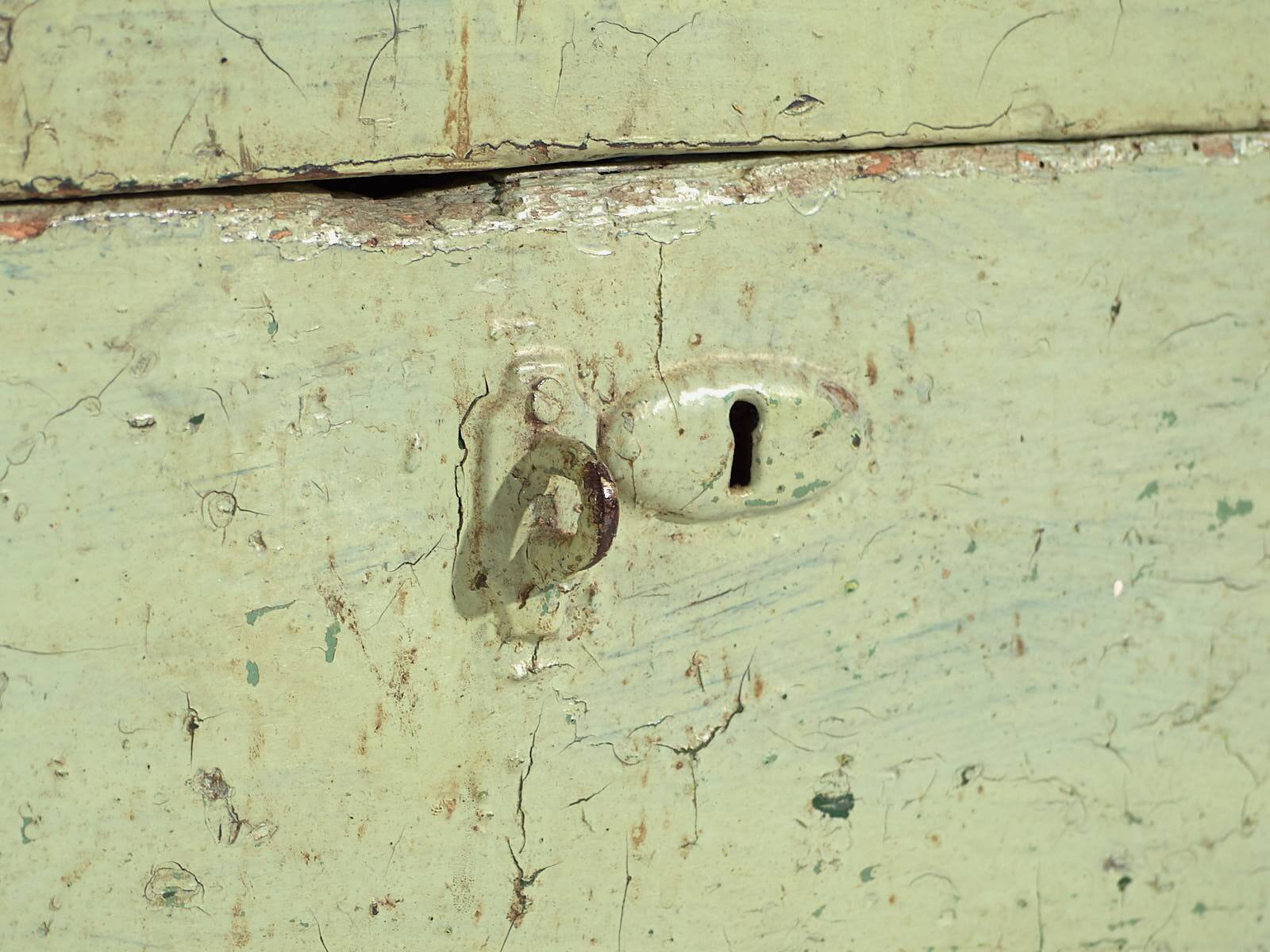 Antique Mint Green Chest (c.1920) #5