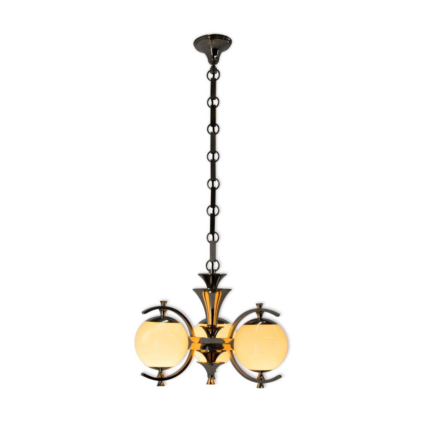 Rondocubist chandelier, 1930