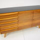 Mid-century upcycled sideboard on high gloss, 1960's