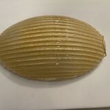 Murano Gold Glass Ceiling Light Flushmount, 1970s