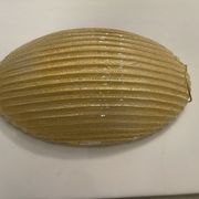 Plafonnier en verre doré de Murano Encastré années 1970