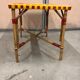 Vintage scoubidou coffee table