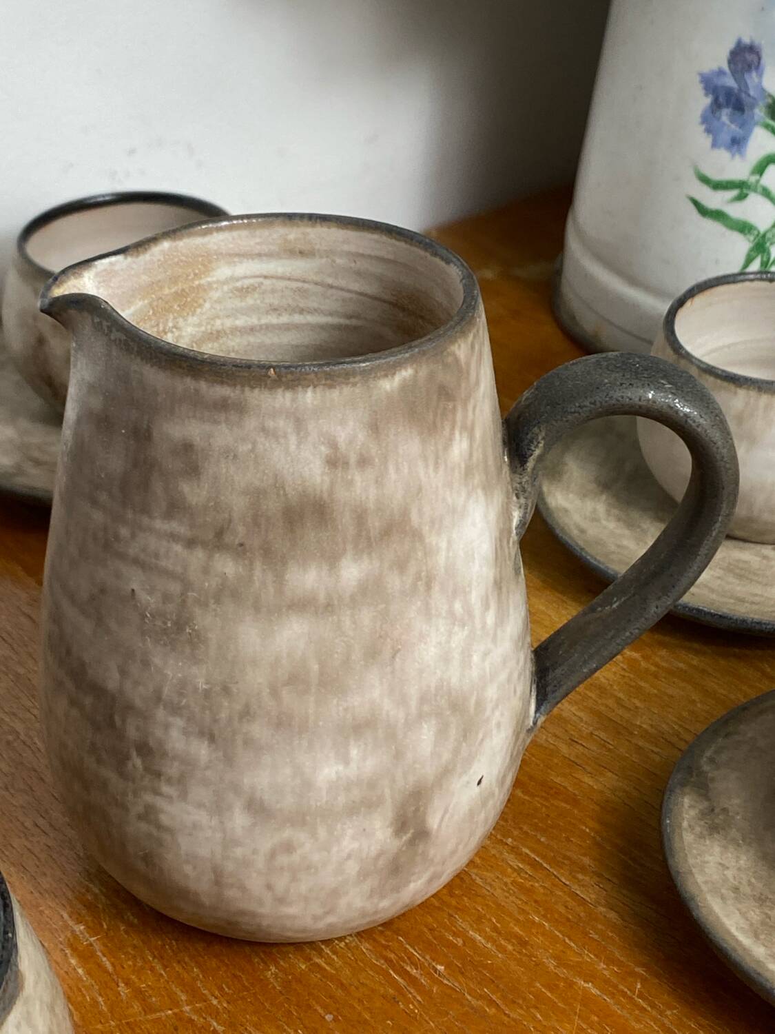 Coffee service, ceramic, Félix Céram, Vallauris
