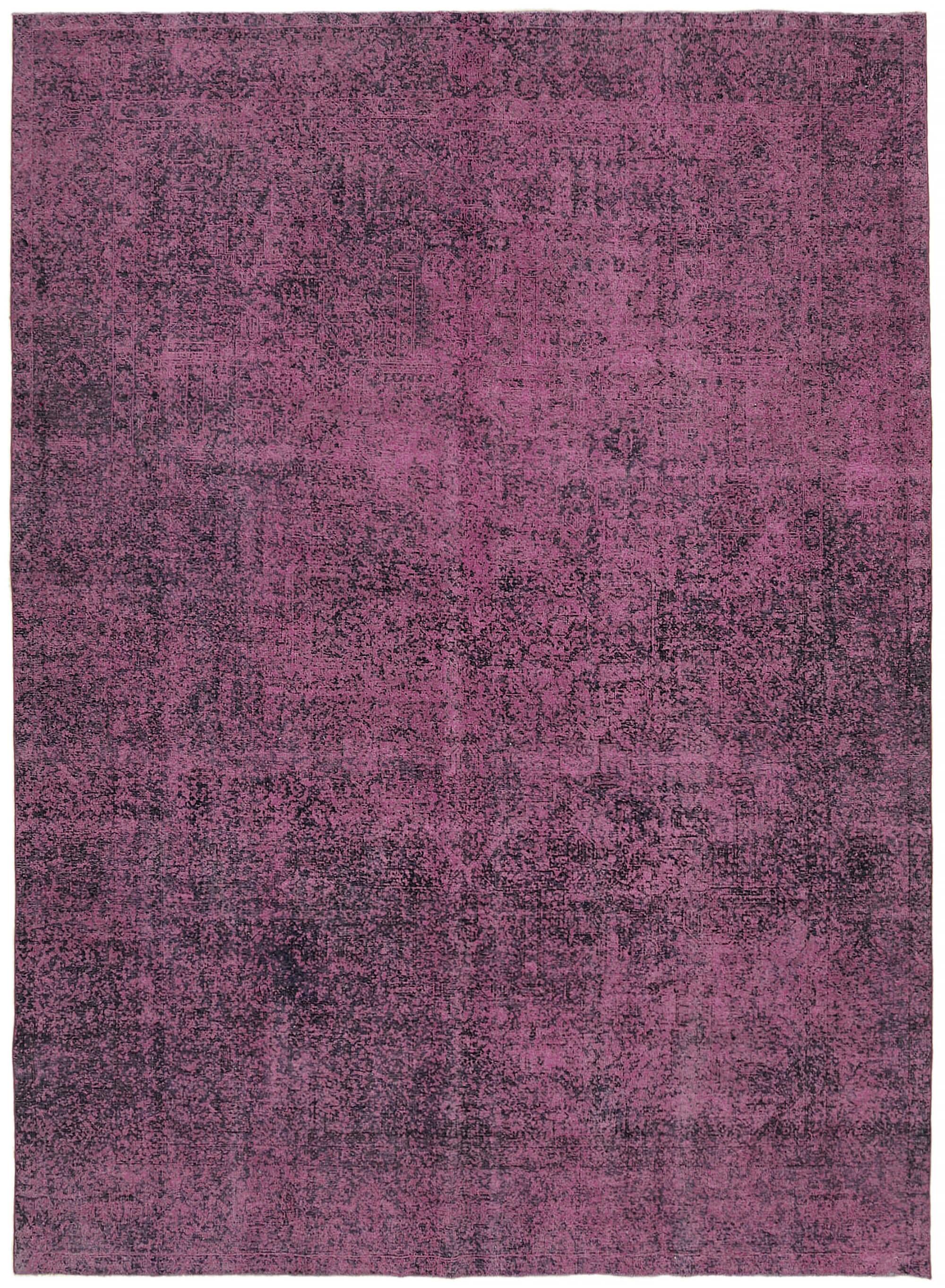 Handmade Turkish Decorative 1980s 284 cm x 380 cm Pink Wool Carpet