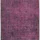 Handmade Turkish Decorative 1980s 284 cm x 380 cm Pink Wool Carpet