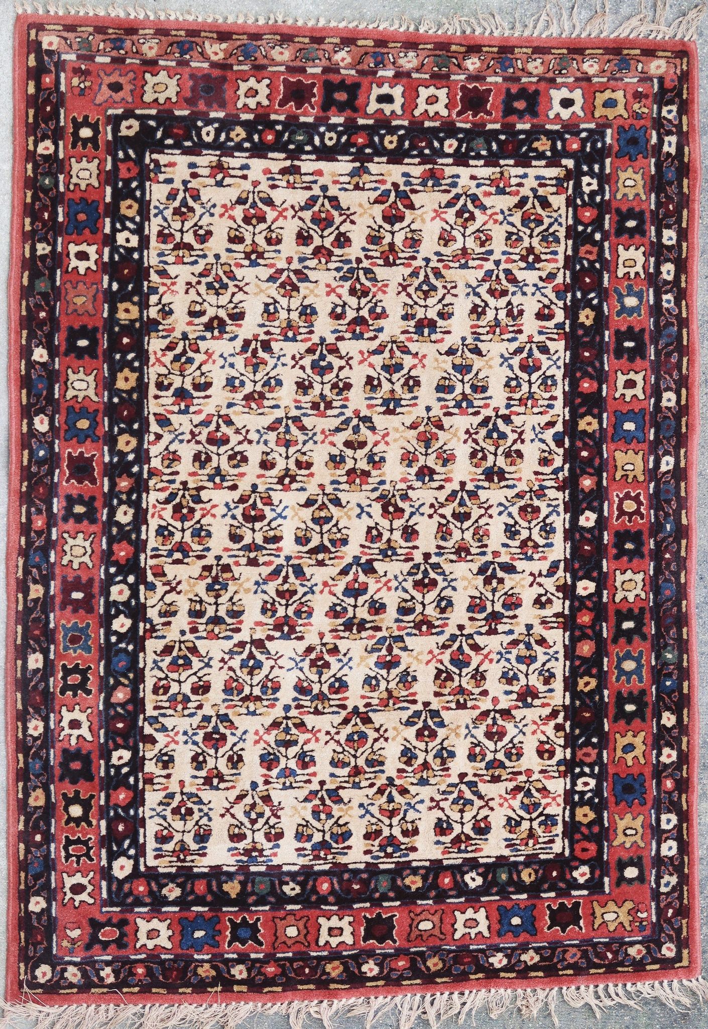 Tapis français lys de france 1950