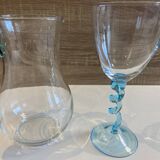 Art de la Table Design Pichet Carafe Cruche + Grand Verre à Pied