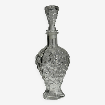 Carafe with stopper in the shape of a bunch of grapes