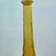 Large cathedral glass bottle circa 1970, probably Italy? 56 cm