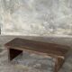 Small low bench in old teak from Indonesia H14 L50