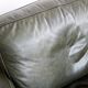vintage green leather club chair