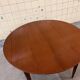 Table à manger ronde extensible en teck vintage