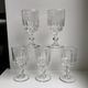 Set of 5 crystal wine glasses 50-60s