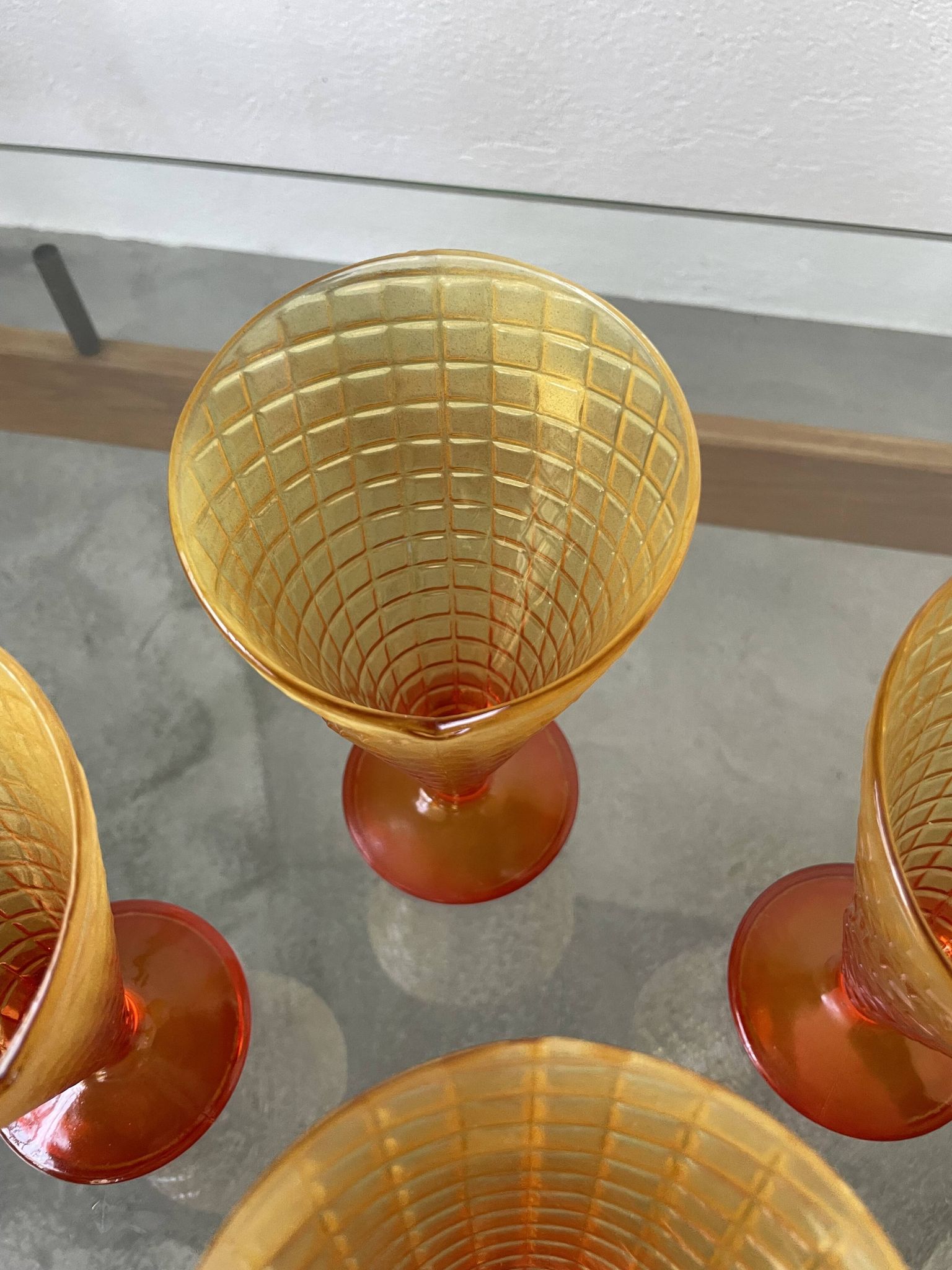 Vintage cone shaped ice cream cup