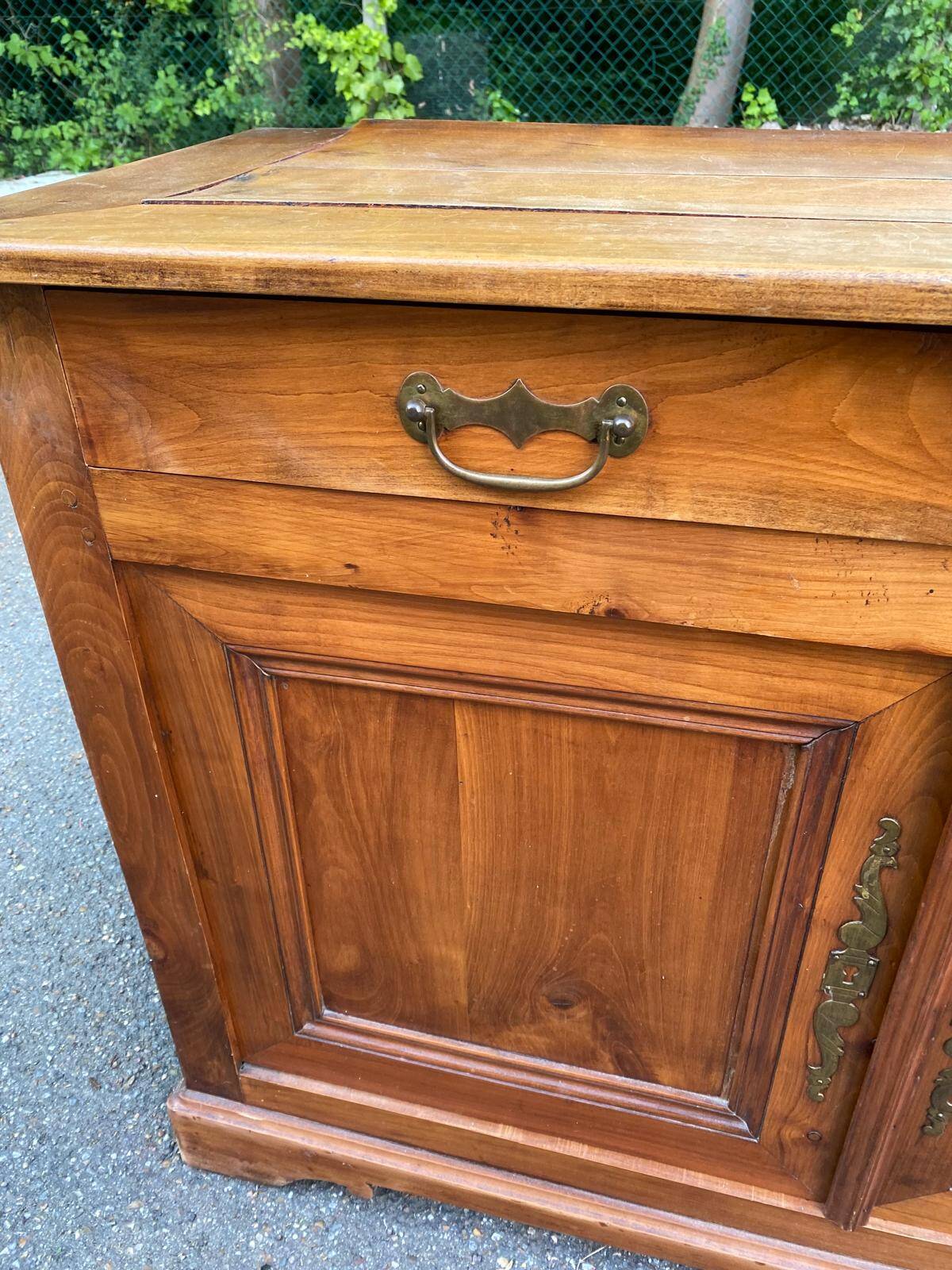 Louis Philippe sideboard in solid wood, 19th century