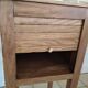 Louis XVI (Directoire) style curtained occasional furniture or bedside table