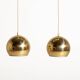 Pair of Swedish pendant lamps, 1960s/70s