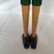 PINOCCHIO WOODEN ARTICULATED COAT RED AND GREEN HANDMADE VINTAGE