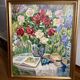 Oil painting on canvas signed, dimensions: height - 73 cm - width - 62.5 cm.