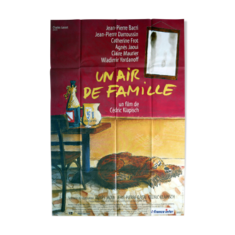 Original cinema poster "Un air de famille" Bacri, Jaoui