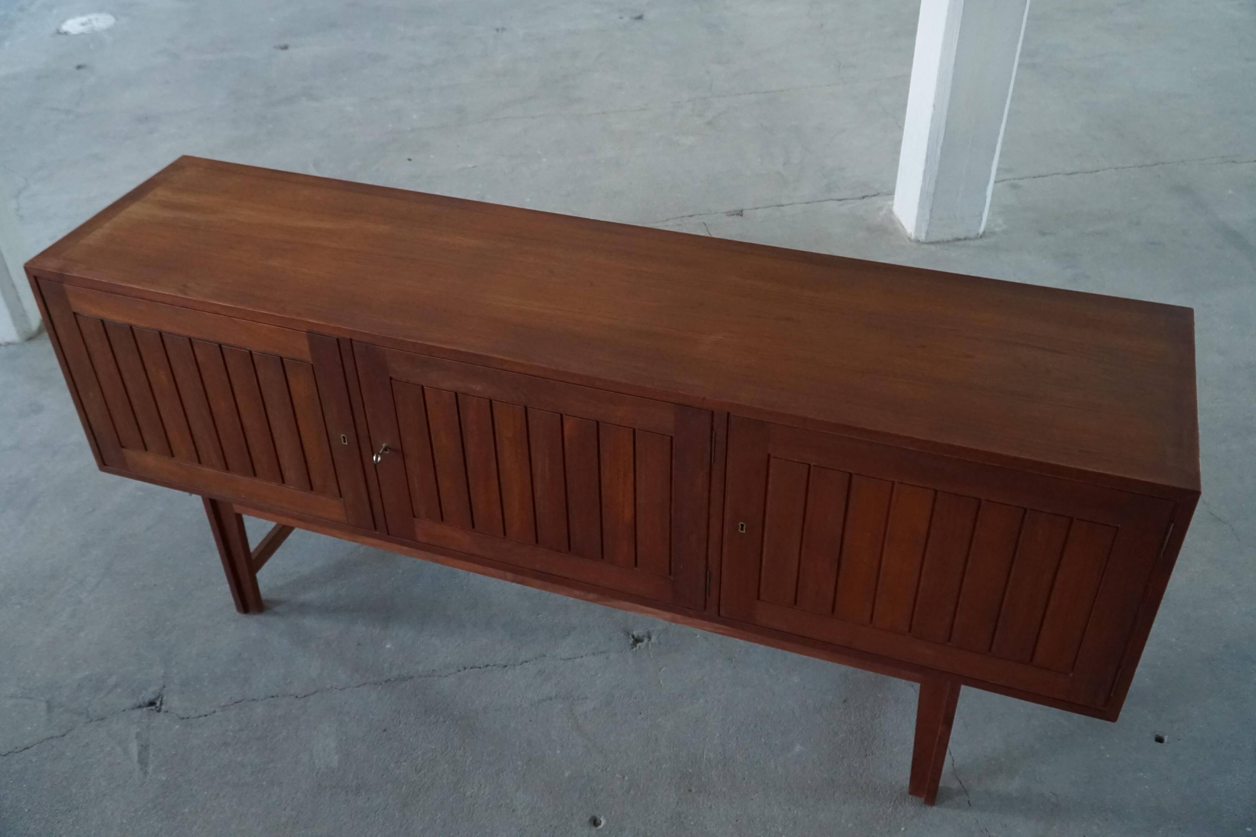 Kurt Østervig, teak buffet base, VAMO, modern Scandinavian mid-century, 1960s