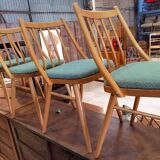 Lot of 4 chairs Antonin Suman