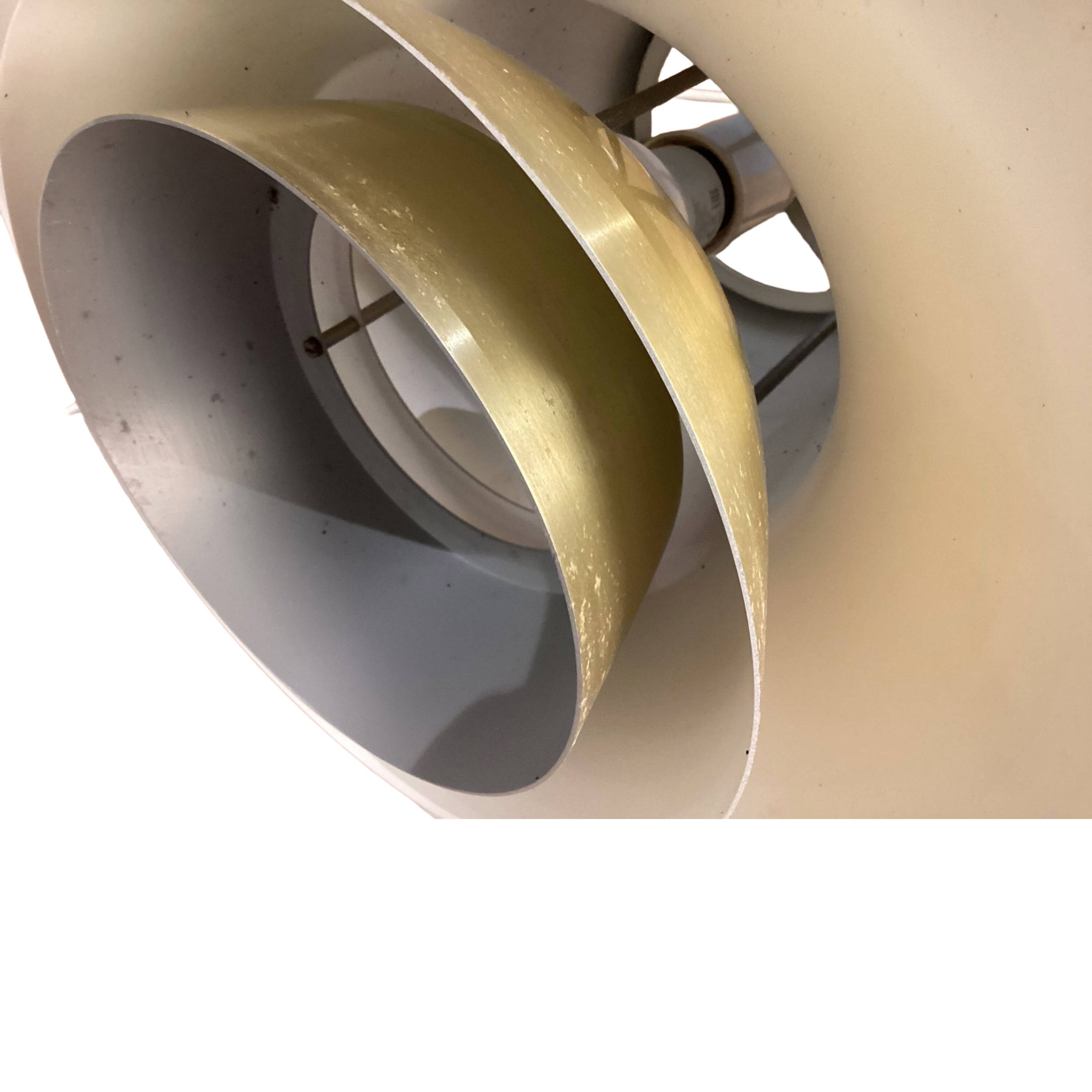 Pair of "Auditorie" pendants by Svend Middelboe for Nordisk Solar 1960