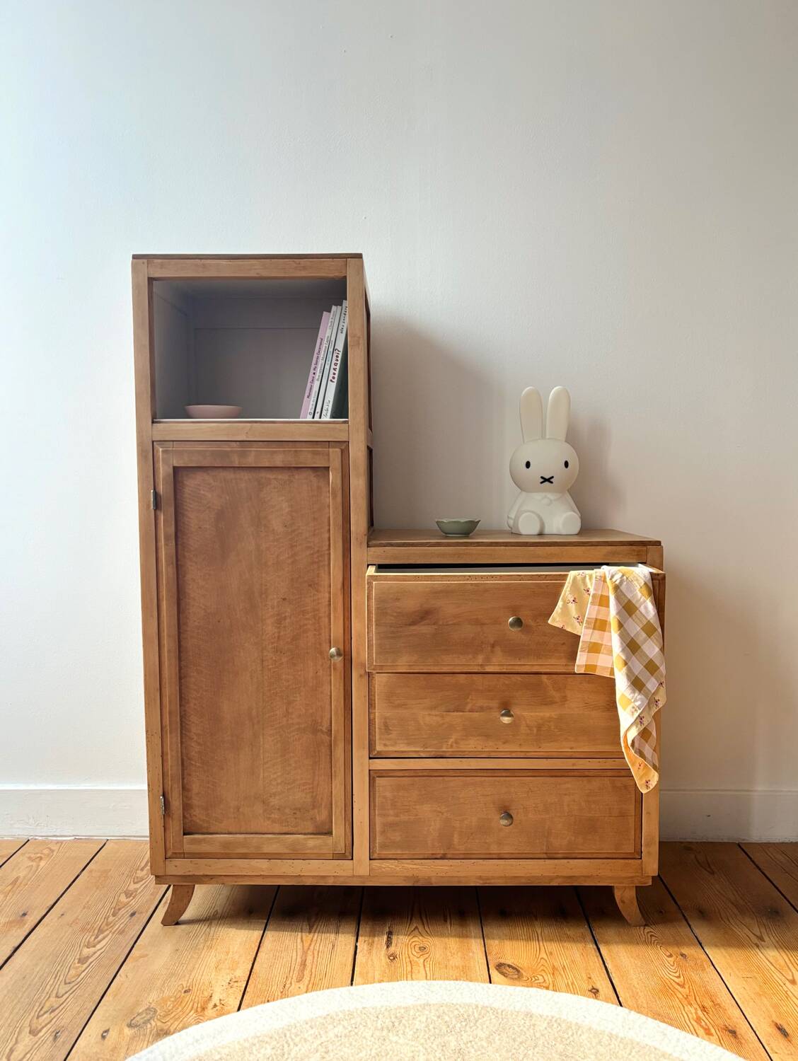 Vintage asymmetrical wardrobe