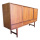 Vintage Danish wall cabinet in wood, mid-height / shelf / low furniture