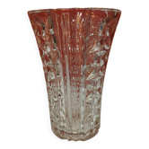 Ancien grand vase en verre haut
