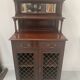 19th century Empire style mahogany serving trolley