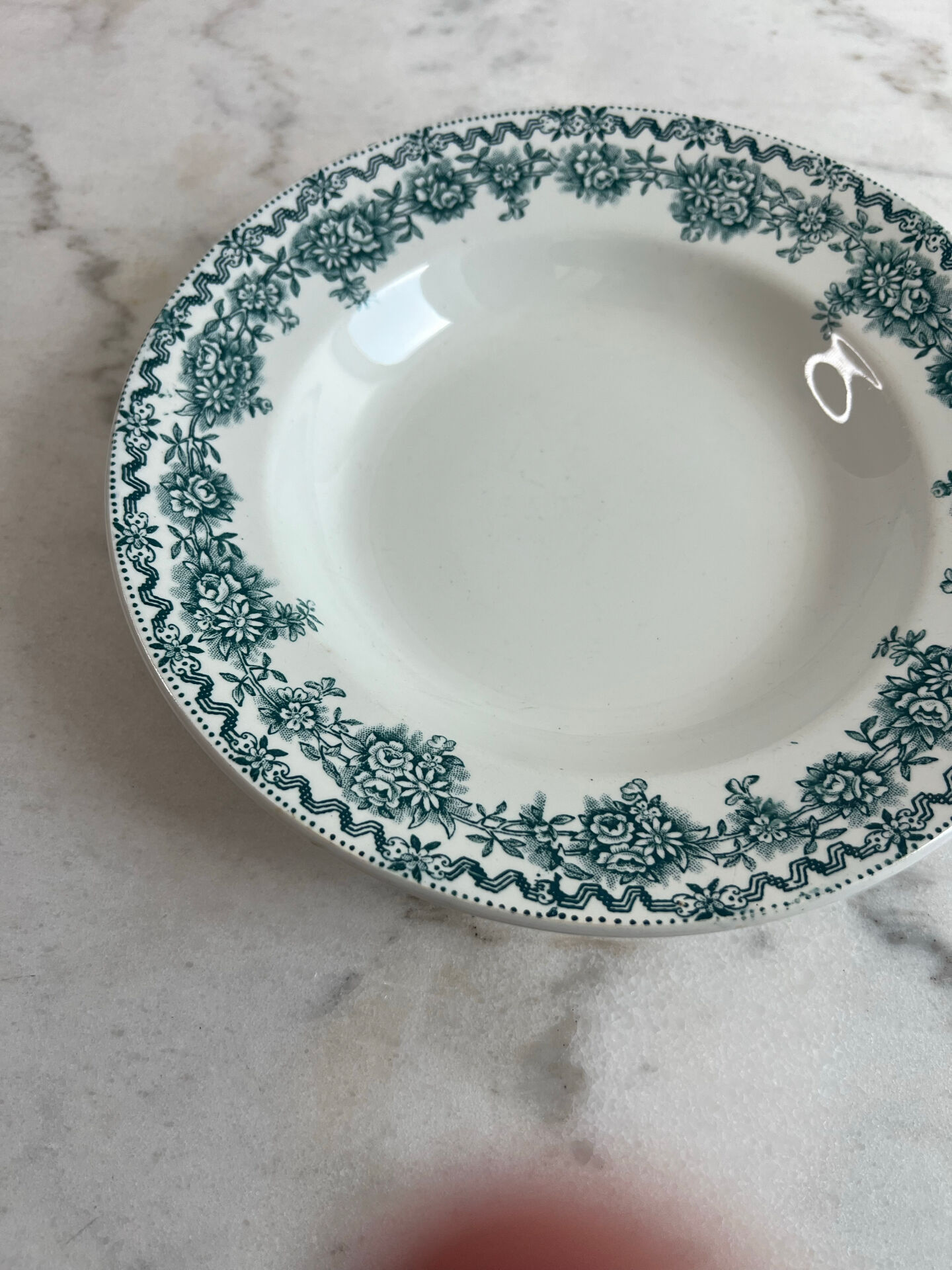Set of 6 deep plates Saint Amand Argenton collection