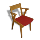 Chair red vintage compass
