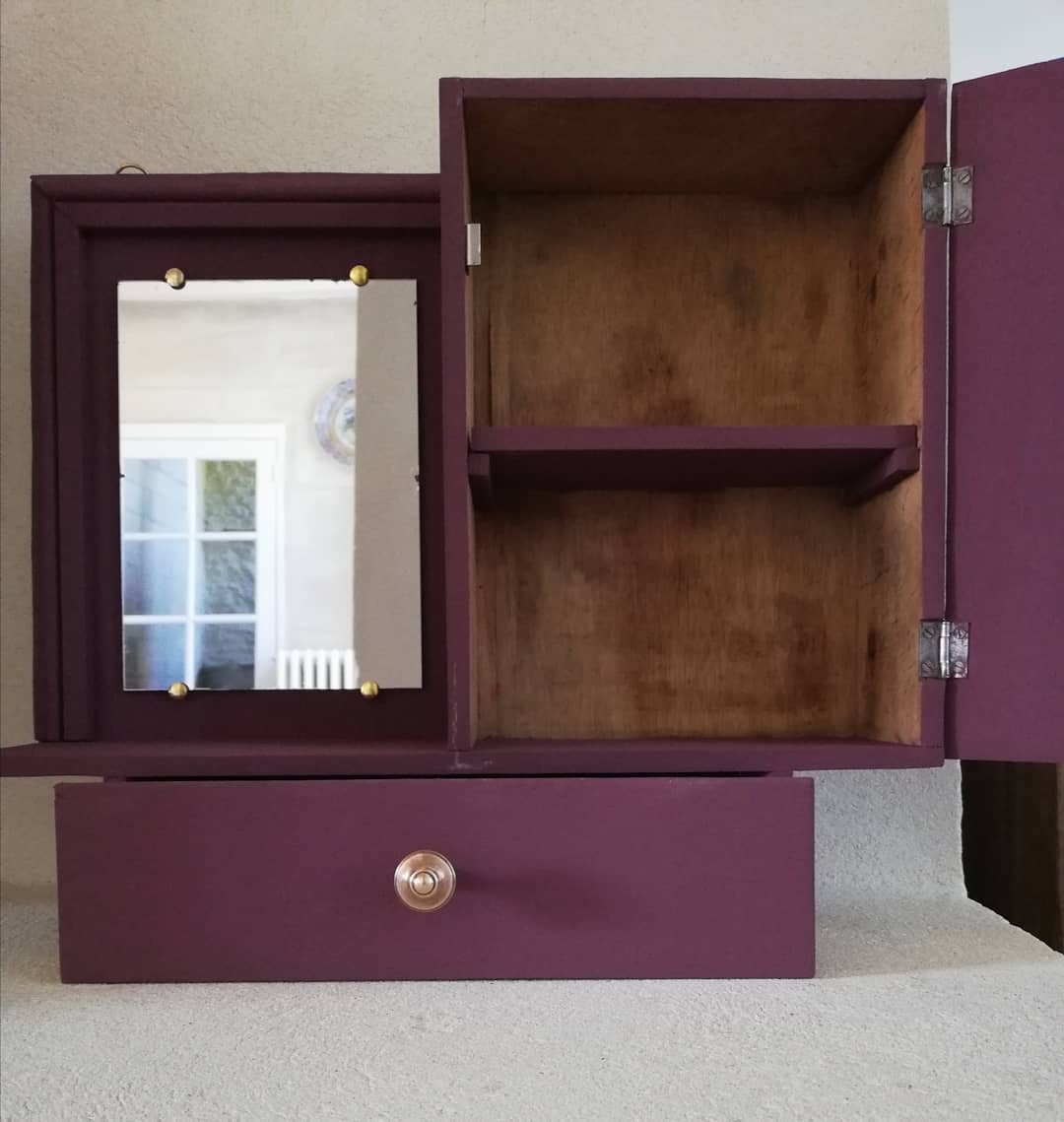 Art Deco toilet cabinet