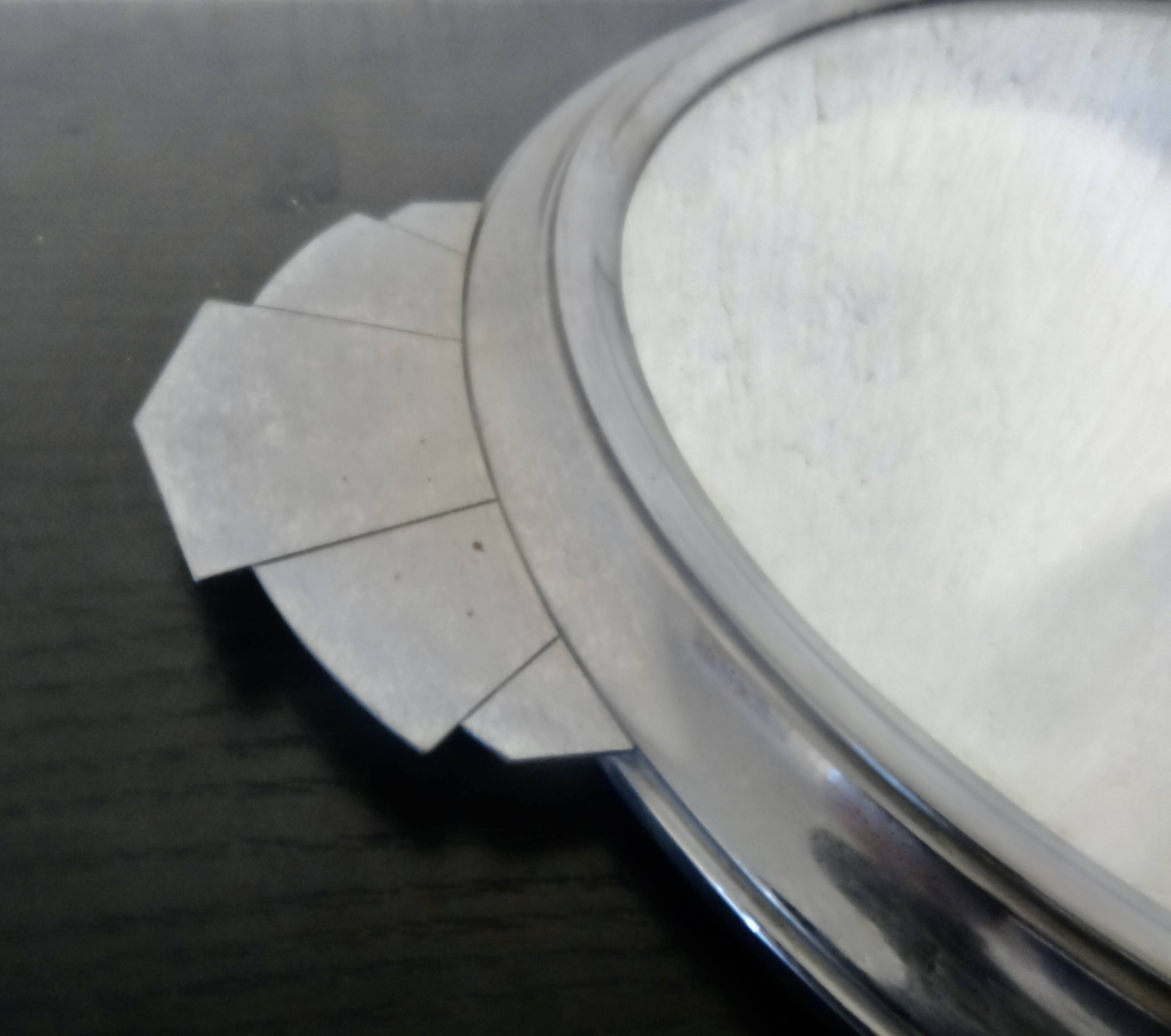 art deco mirror tray